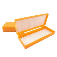Biology Lab Course Various Specifications Plastic and Wooden Microscope Prepared Slides Storage Box CE/ISO