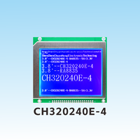 CH320240E-4 Modul LCD Grafis COG 3,8 Inci Layar LCD Matriks Titik 320240 Bingkai Besi RA8835 ChuanHangDisplay Produsen Langsung