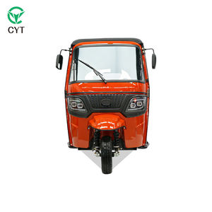 Tuk-tuk électrique à 3 roues à design fermé avec auvent imperméable et phares à lentille réfléchissante - Product Image 6