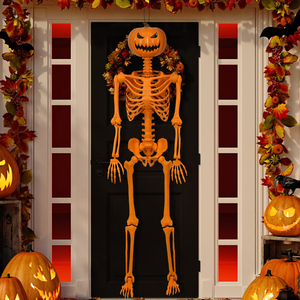 Decoraciones de Halloween 2024, Accesorios para Casa Embrujada, Esqueleto Animado con Articulaciones Móviles, Esqueleto de Halloween de Alta Calidad para Fiestas - Product Image 6
