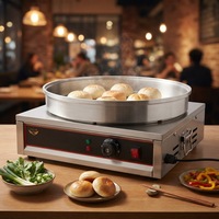 Four à gaufres électrique de table 3000W, cuve en aluminium, faible bruit, nettoyage facile, pour snack-bars et restaurants commerciaux