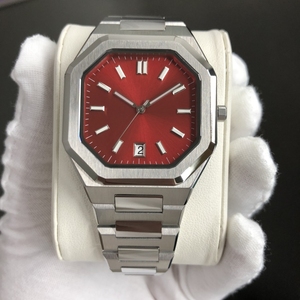 Reloj de Pulsera Hexadecagonal Ultrafino de Diseño Único y Personalizado de Marca OEM, Relojes de Cuarzo Azul Claro de Lujo para Hombre - Product Image 6