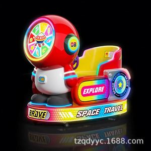 Máquina de columpio eléctrico infantil con pantalla grande MP5, modelo Astronauta, para centro comercial, juegos recreativos y parques de atracciones, venta al por mayor - Product Image 2
