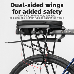 ROCKBROS-Portaequipajes de bicicleta de liberación rápida, portaequipajes de aleación de aluminio ligero para asiento trasero de bicicleta con guardabarros - Product Image 4