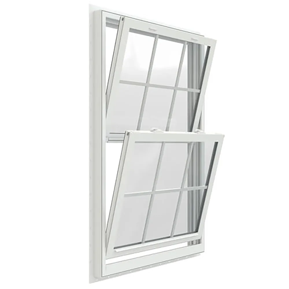Finestre a battente appartamento nel regno unito finestra in vetro smerigliato a doppia anta con griglia coloniale bianca Uk