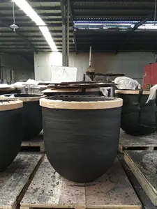 Crisol de grafito para fundición a presión, 300kg, Aluminio