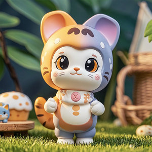 Figurine de chat et de chien en résine, mini statue, jouet de collection pour enfants de 7 à 12 ans, fabriqué en Chine - Product Image 3