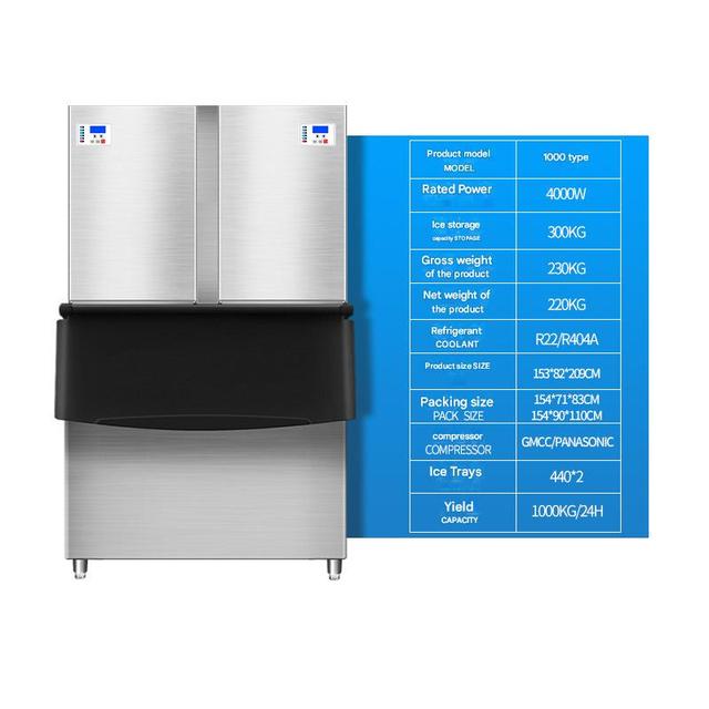 Clear Ice Maker Machine Transparent Ice Cube Maker for Whiskey Bar Premium Cocktail and Lounge Use