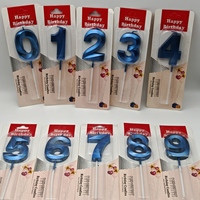 Bougies d'anniversaire créatives en cire de paraffine à facettes 3D géométriques pour décorations de fête, mariages et fêtes