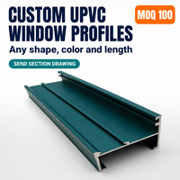Profilés de fenêtre en PVC extrudé sur mesure et profilés de plafond tendu pour cuisine, salle de bain, supermarché et extérieur, durables