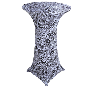 Khăn trải bàn thun co giãn họa tiết báo tuyết 36 inch, <span class=keywords><strong>d</strong></span>ùng cho quầy bar cao - Product Image 1