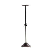 Porte-bougies Vintage noir, porte-bougies américain rustique en fer