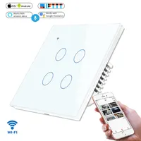 EU/UK Tuya 16A 4 Gang 3 Weg Smart Wireless Wifi Touch Wand Schalter/Smart Wifi Licht Schalter