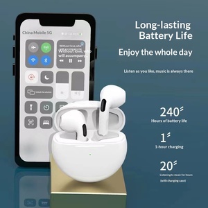 Audífonos Pro6 True Wireless 5.3, Diseño Intrauditivo, Resistentes al Agua, Cancelación de Ruido, Batería de Ultra Larga Duración, Audífonos Deportivos - Product Image 5