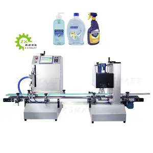 ZXSMART Automatic Desktop Liquid Gel Detergent Capping Labeling Whole Filling Line Filling Machine