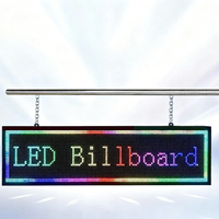 640*160mm LED pantalla de bienvenida P2.5 desplazamiento programable al aire libre colorido LED signo tablero IP65 impermeable