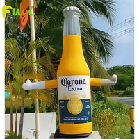 Tube Gonflable Publicité Air Bouteille De Bière Modèle Wave Man Flying Dancer Bouteille De Bière Gonflable