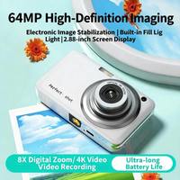 Kamera Digital 4K Profesional 48MP untuk Pemula dan Remaja, Sensor CMOS 13 Juta Piksel, Lensa Zoom, WiFi, Zoom Optik 8X