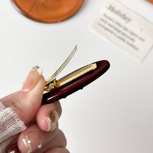 Kinling مخصص وصول جديد متعدد الألوان الماس القوس البيضاوي كليب الجانب خلات دبوس الشعر - Product Image 6