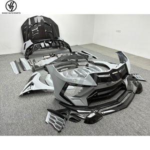 Nuevo Kit de Carrocería MSY Style, Parachoques, Capó y Escape de Fibra de Carbono Seca Parcial, Tejido Twill Brillante, para Lambo URUS - Product Image 6