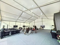 Tentes à structure en alliage d'aluminium à grande portée, mariages en plein air, événements et expositions