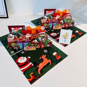 Best-Selling 3D <b>Musical</b> With Light-Up Birthday & <b>Christmas</b> Greeting <b>Cards</b> New Custom Design - Product Image 3