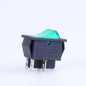 Kcd2-201n interruptor de pé com dpst elétrico 220v rocker switch