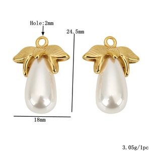 Colgantes Temáticos de Resina de Acero Inoxidable con Forma de Chile y Berenjena, Accesorios de Joyería DIY, Dijes de Moda Unisex - Product Image 3