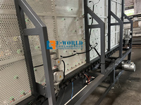 Mesin Pemoles Tepi Kaca Vertikal Otomatis dengan Kontrol PLC, Keamanan Tinggi, dan Meja Putar Otomatis 46kw