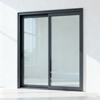 Ventanas Cortafuegos de Acero Modernas de Alta Calidad Resistentes al Fuego para Uso Exterior en Edificios Comerciales con Tamaños Personalizables