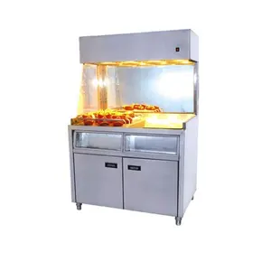 Fast Food Equipment Kfc Hoge Kwaliteit Vrijstaande Frietjes Display Warmer