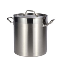 Casseroles de cuisine en acier inoxydable, corps en Satin et métal, grands ustensiles de cuisine, Induction commerciale, stock robuste, Style 04