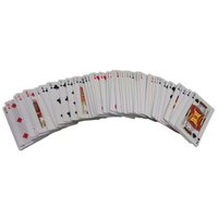 Cartes à jouer écologiques en EVA |   Jeu de poker géant imperméable et durable pour enfants et jeux en famille