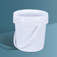 Wadah Penyimpanan Plastik Food Grade 2L, Tahan Panas, untuk Dapur, Es, Selai Kacang, Grosir Drum/Barrel