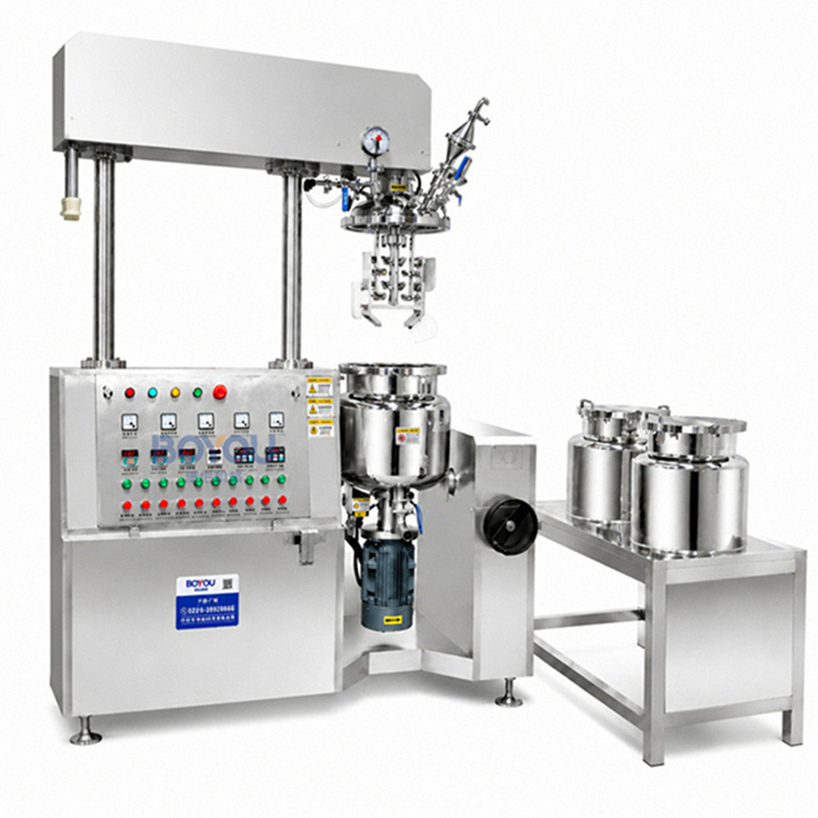 Wholesale Supplier SS316 Electric Heating Hydraulic Lifting 20L Emulsifying Homogenizer Mixer Machine For Shampoo Production · image 1