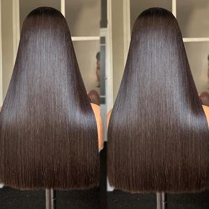 13x6 brut vietnamien dentelle frontale perruque de cheveux humains sans colle HD pleine dentelle avant perruques droite lâche profonde perruque pour les femmes noires - Product Image 2