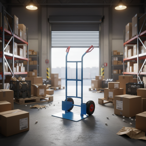 150kg zwaarlast roestvrijstalen 2-wielige opvouwbare buitenkar met handvat, zware transportkar, grotere OEM - Product Image 2