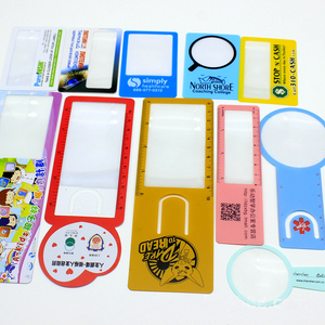 Bijia nhựa PVC Thẻ quà tặng linh hoạt thẻ tín dụng kinh doanh Kích thước Fresnel ống kính PVC Kính lúp đọc Bookmark tùy chỉnh - Product Image 2