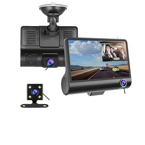 Boîte noire de voiture 3 canaux assistant de stationnement caméra avant arrière Dashcam HD moniteur de conduite de voiture enregistreur voiture DVR caméra de tableau de bord - Product Image 1