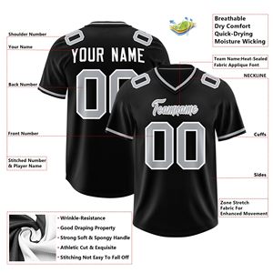 Venta caliente Jersey de fútbol Material suave Fútbol Jersey de fútbol de media manga Hombres Jersey de fútbol - Product Image 6