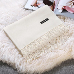 Bán Buôn 200*70 Dài Pashmina Khăn Choàng Khăn Choàng Biểu Tượng Tùy Chỉnh Mùa Đông Cashmere Khăn Cho Phụ Nữ - Product Image 4