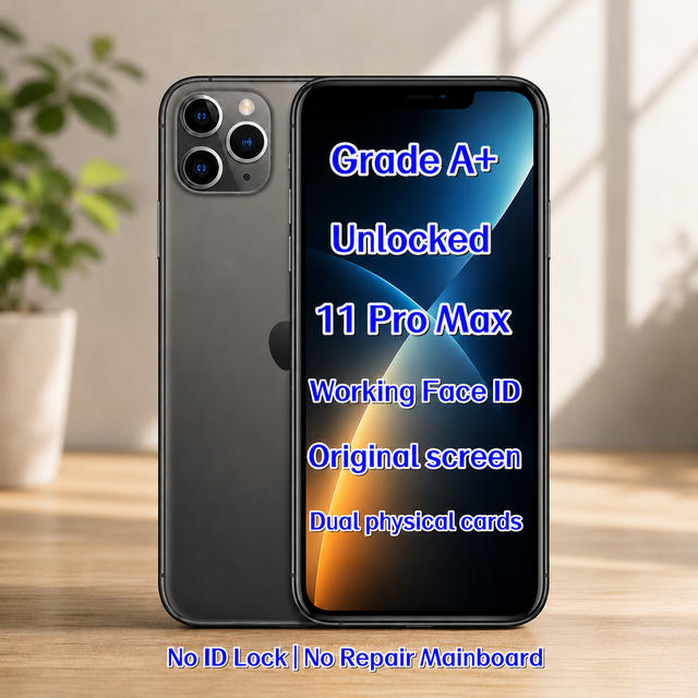 Wholesale Used for 11 Pro Max Space Gray 256GB Original High Quality Mobile Phone Global Unlocked 5G China Version Small