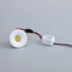 Gioielli <span class=keywords><strong>LED</strong></span> Mini faretto piccolo foro 35mm diametro 48mm armadio vino luce incastonata quadrato rotondo 1w <span class=keywords><strong>led</strong></span> faretto