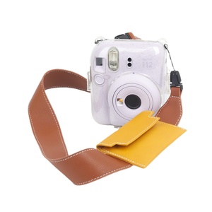 Herhangi bir Model kamera ve Video çantaları için fotoğraf cep aksesuarları ile çok fonksiyonlu PU deri kamera askısı - Product Image 2