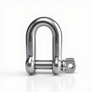 Manille droite galvanisée DIN 82101 A certifiée CE, accessoire de levage et d'ancrage - Product Image 2