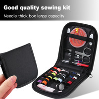 Kits de couture ménagers portables 27 boîtes de couture carrées pour coudre et tricoter à la main pour fils