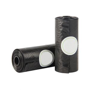 Sacs poubelles en plastique imperméables personnalisés de haute qualité avec logo parfumé, vente en gros, sacs à déjections canines jetables pour promenades avec chien - Product Image 1