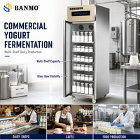 Système de Fermentation Automatique de Yaourt BANMO 2026 en Acier Inoxydable – Armoire de Fabrication de Yaourt pour Magasins Commerciaux et Restaurants avec Affichage Numérique