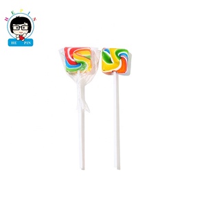 ลูกอมลูกอมอมยิ้มรสหวานทรงสี่เหลี่ยมโดมิโนขนาดเล็กน่ารักสีรุ้ง - Product Image 5
