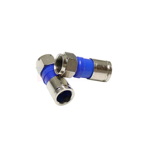 ขั้วต่อสายเคเบิล CATV กันน้ำ <span class=keywords><strong>ร</strong></span>ุ่น F59 F6 แบบบีบอัด สำหรับสายโคแอกเชียล RG6 - Product Image 2